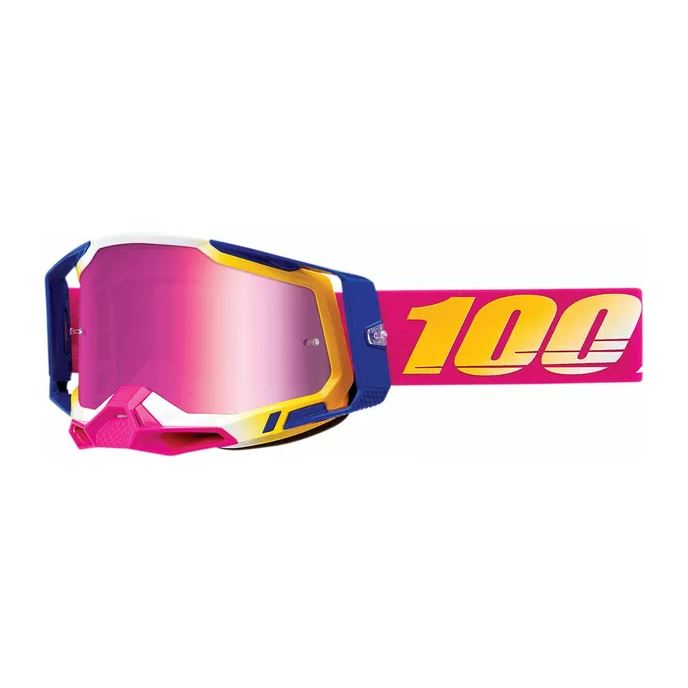 100% MX Goggles Racecraft 2 Mission Pink Mirror